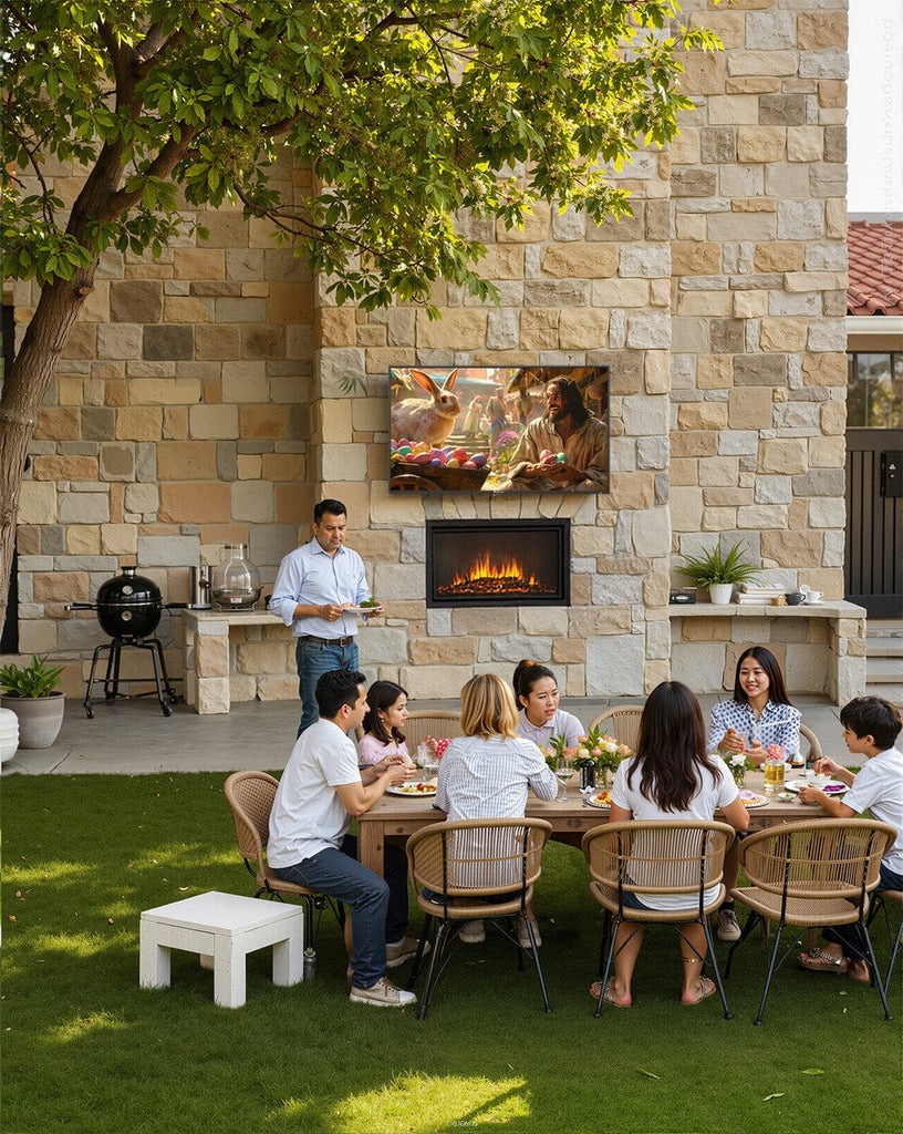 Easter Outdoor Entertainment Guide | Backyard Movie Night with Sylvox TVs