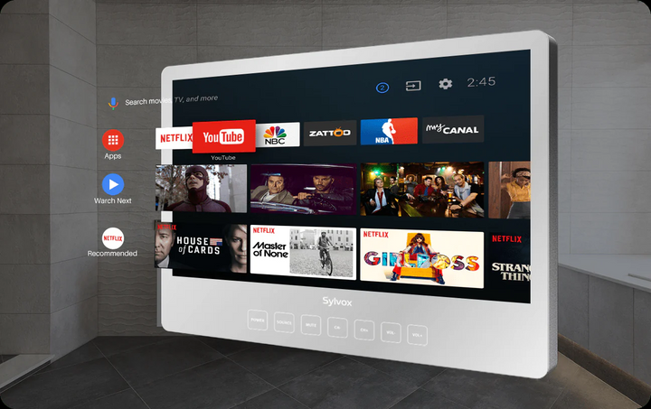 32" Waterproof Smart Bathroom Mirror TV(On Wall Model)