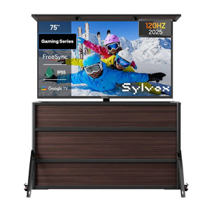 75" Lift Cabinet + Gaming 75" (Partial Sun)
