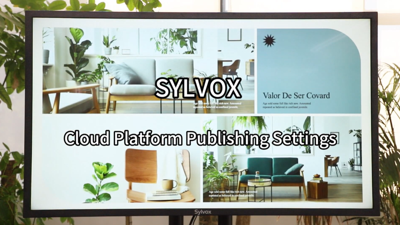Cloud Platform Publishing Settings