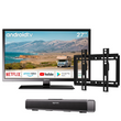 27" Trailer Series TV with Wall Mount & 12V Soundbar