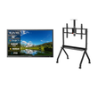 32" 2025 Pool SE 1500 Nit Full Sun Outdoor TV with Rolling TV Cart