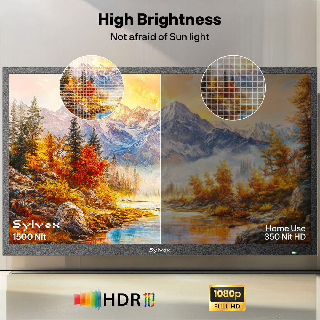 32" 1500 Nits Google Outdoor TV (Full Sun) - 2025 Pool SE