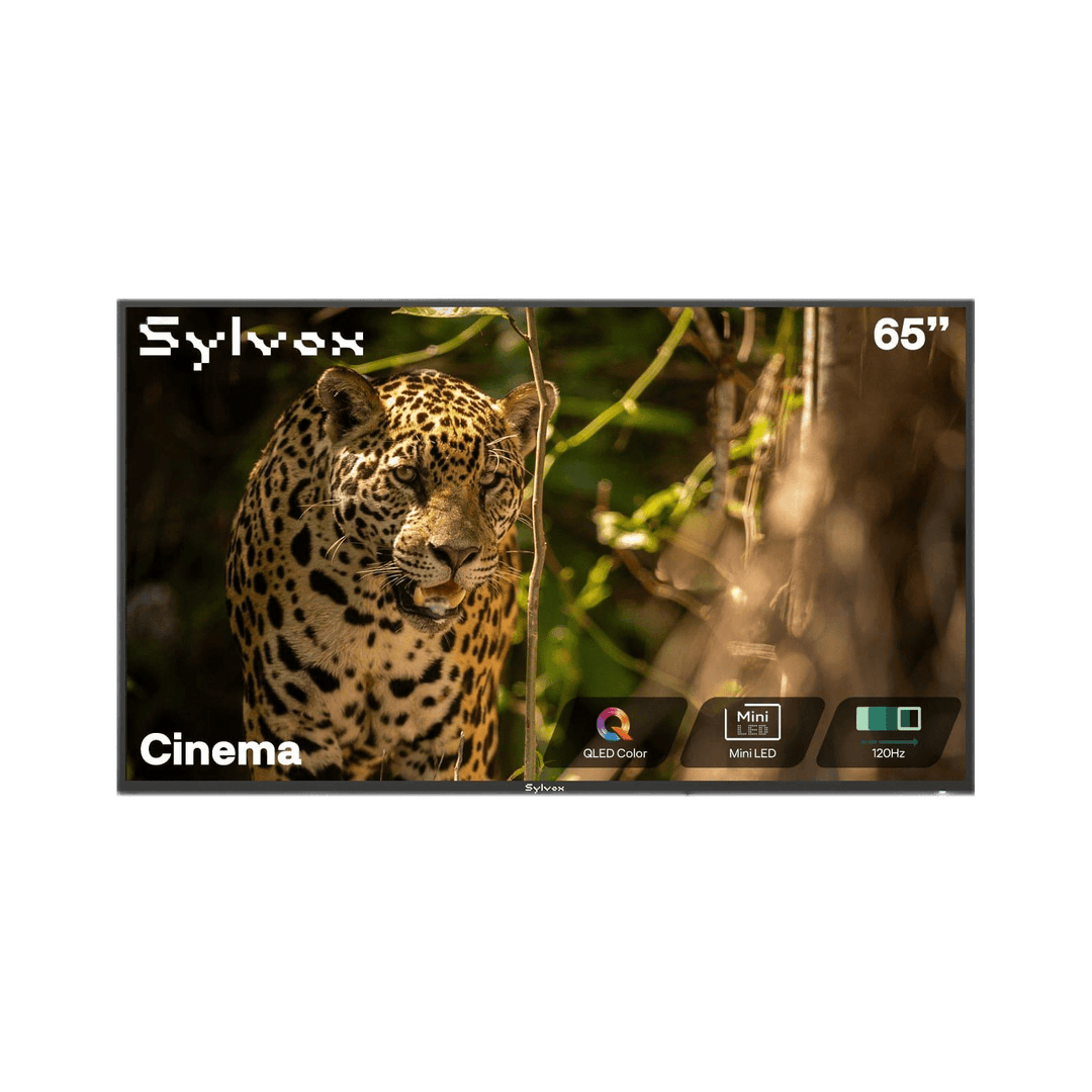 Sylvox Cinema 65" Helio QLED Outdoor TV – 2000 Nits, Cinematic Motion with 120Hz (2025 Model)