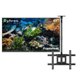 43" Frameless Partial Sun Outdoor TV with Ceiling Mount