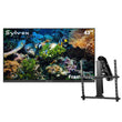 43" Frameless Partial Sun Outdoor TV with Mortorized Ceiling Mount
