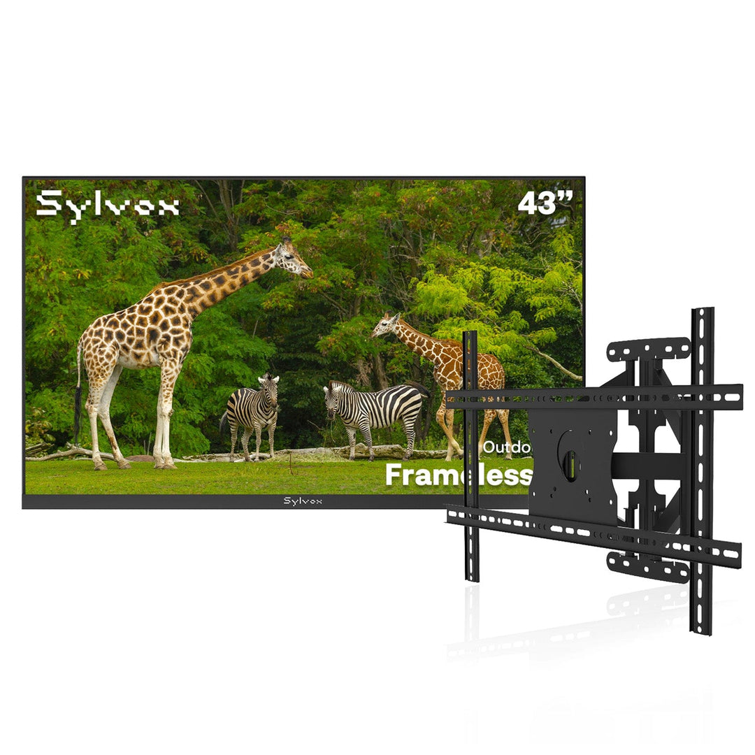 43" Frameless Pro Outdoor TV with Outdoor TV Wall Mount
