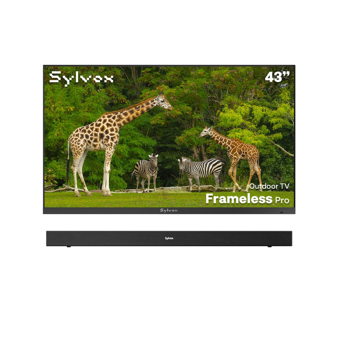 43" Frameless Pro Outdoor TV with S2 Soundbar
