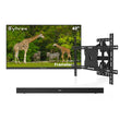 43" Frameless Pro Outdoor TV with Wall Mount & S2 Outdoor Soundbar
