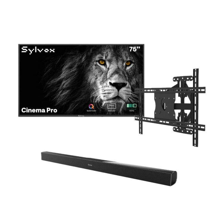 Sylvox Cinema Pro 75" Helio QLED Outdoor TV – 3500Nits, Cinematic Motion with 120Hz (2025 Model)