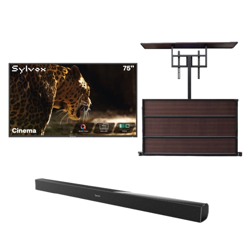 Sylvox Cinema 75" Helio QLED Outdoor TV – 2000 Nits, Cinematic Motion with 120Hz (2025 Model)