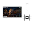 55" Cinema Helio QLED Full Sun Outdoor TV with Ceiling Mount
