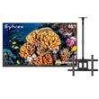 55" Frameless Partial Sun Outdoor TV with Ceiling Mount
