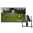 55" Frameless Pro Full Sun Outdoor TV with Mortorized Ceiling Mount