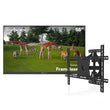 55" Frameless Pro Full Sun Outdoor TV with Outdoor TV Wall Mount