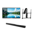 55" Pool Pro 2.0 Full Sun Outdoor TV with Motorized Ceiling Mount & S2 Outdoor Soundbar