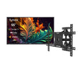 55" Pool Pro Qled 2.0 Full Sun Outdoor TV with Outdoor TV Wall Mount
