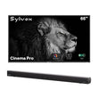 65" Cinema Pro Helio QLED Full Sun Outdoor TV with S3 Soundbar
