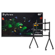 65" Frameless Partial Sun Outdoor TV with Rolling TV Cart