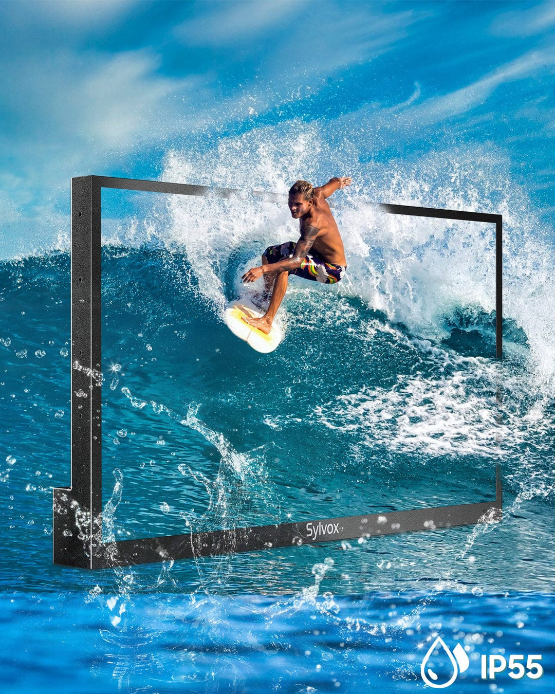 43" Premium QLED Google Outdoor TV - 2024 Pool Pro QLED 2.0