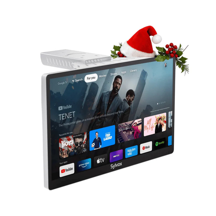 Sylvox 15.6" Under Cabinet Kitchen TV(2024 New Mode)