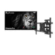 75" Cinema Pro Helio QLED Full Sun Outdoor TV with Outdoor TV Wall Mount
