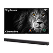 75" Cinema Pro Helio QLED Full Sun Outdoor TV with S2 Soundbar
