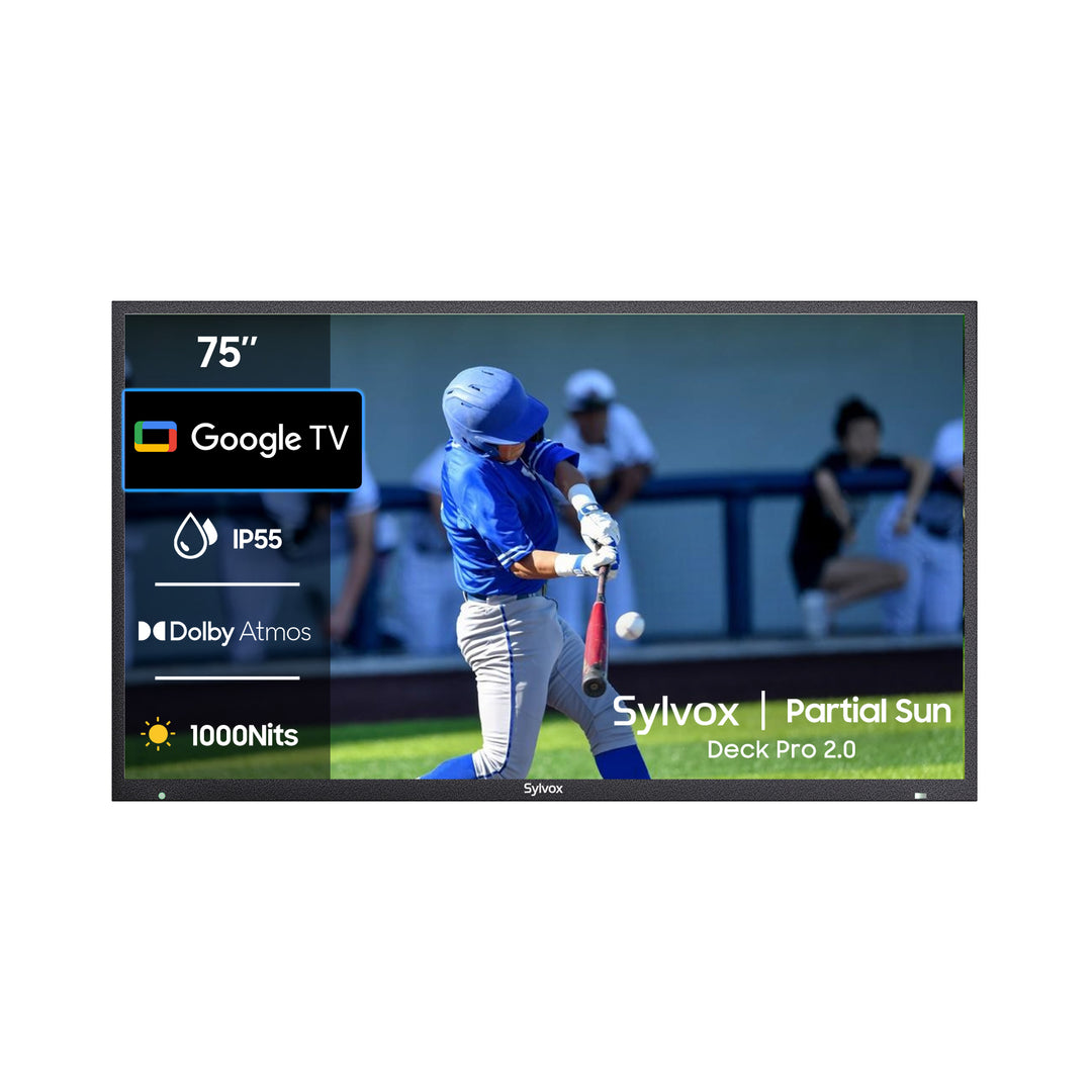 75" Partial Sun Outdoor TV - Deck Pro 2.0 Series
