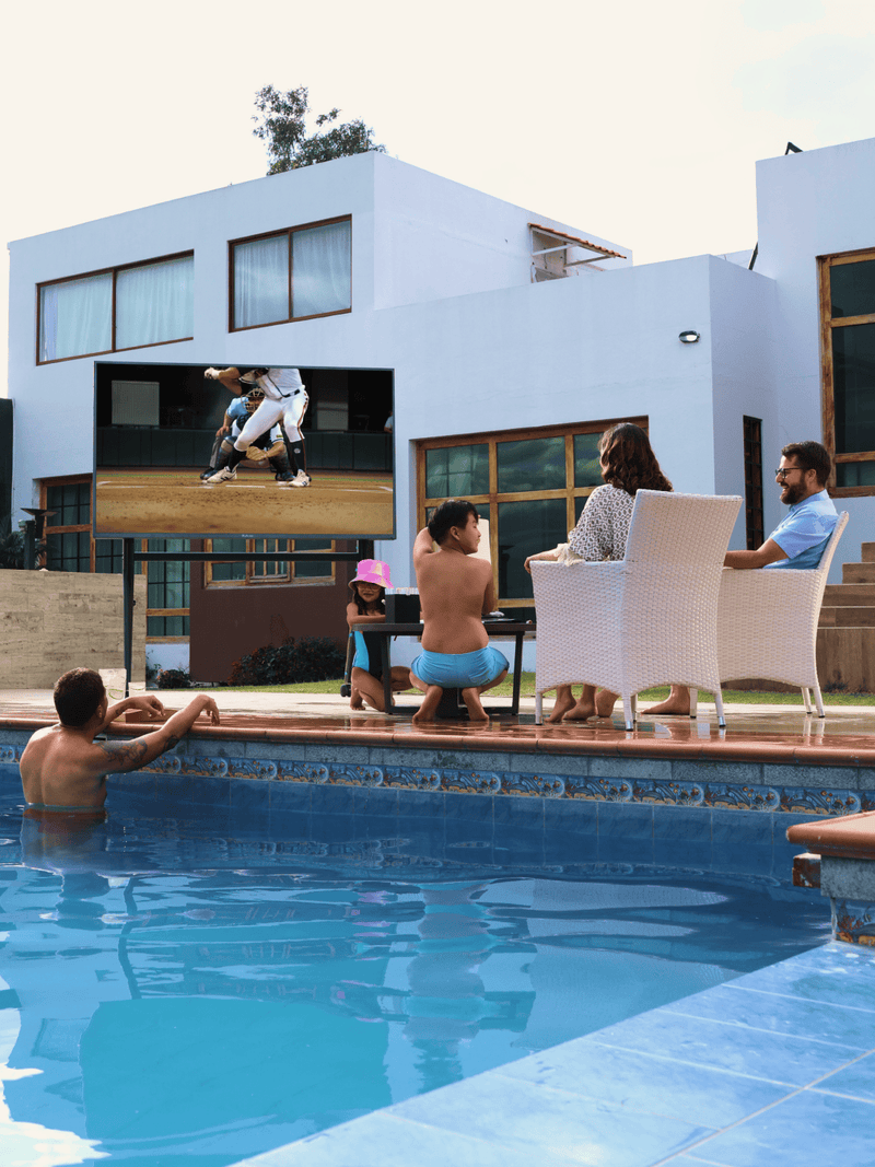 A Family Afternoon by the Pool