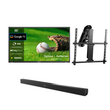 Deck Pro 2.0 55" Partial Sun Outdoor TV with Motorized Ceiling Mount & S2 Outdoor Soundbar
