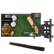 Deck Pro 2.0 65" Partial Sun Outdoor TV with Wall Mount & S2 Outdoor Soundbar
