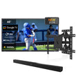 Deck Pro 2.0 75" Partial Sun Outdoor TV with Wall Mount & S2 Outdoor Soundbar

