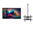 Deck Pro Qled 2.0 55" Partial Sun Outdoor TV with Ceiling Mount