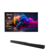Deck Pro Qled 2.0 75" Partial Sun Outdoor TV with S2 Soundbar