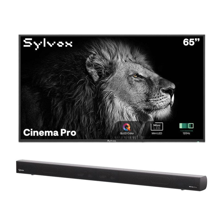 Sylvox Cinema Pro 65" Helio QLED Outdoor TV – 3500Nits, Cinematic Motion with 120Hz (2025 Model)