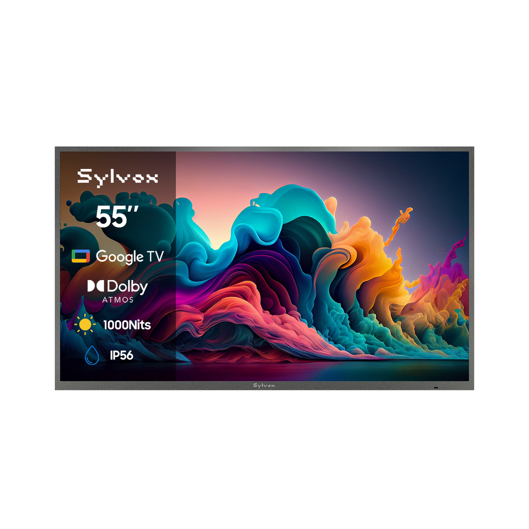 55" 1000Nit Advanced QLED  Google Outdoor TV (Partial Sun) - 2026 Deck Pro QLED 3.0