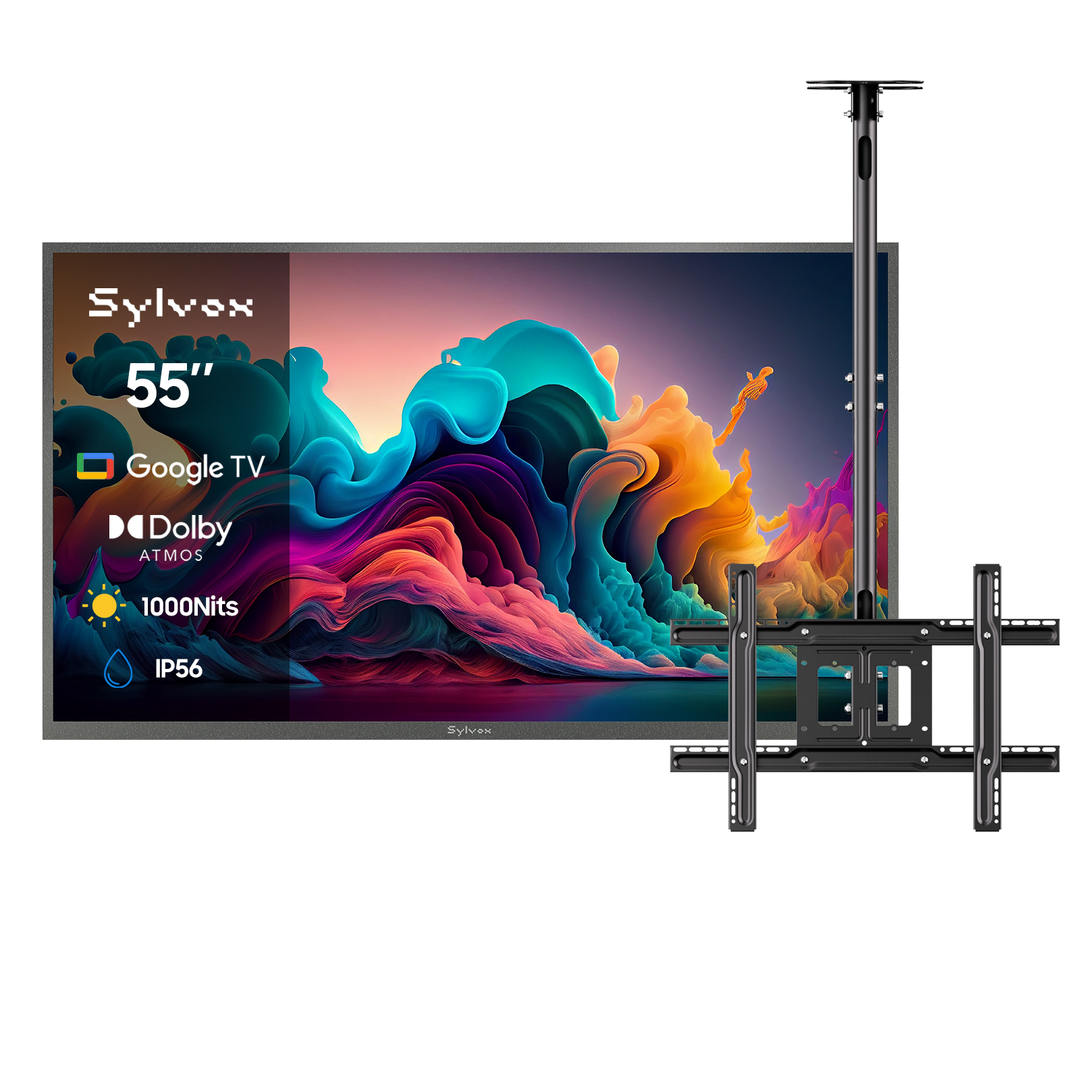 55" 1000Nit Advanced QLED  Google Outdoor TV (Partial Sun) - 2026 Deck Pro QLED 3.0