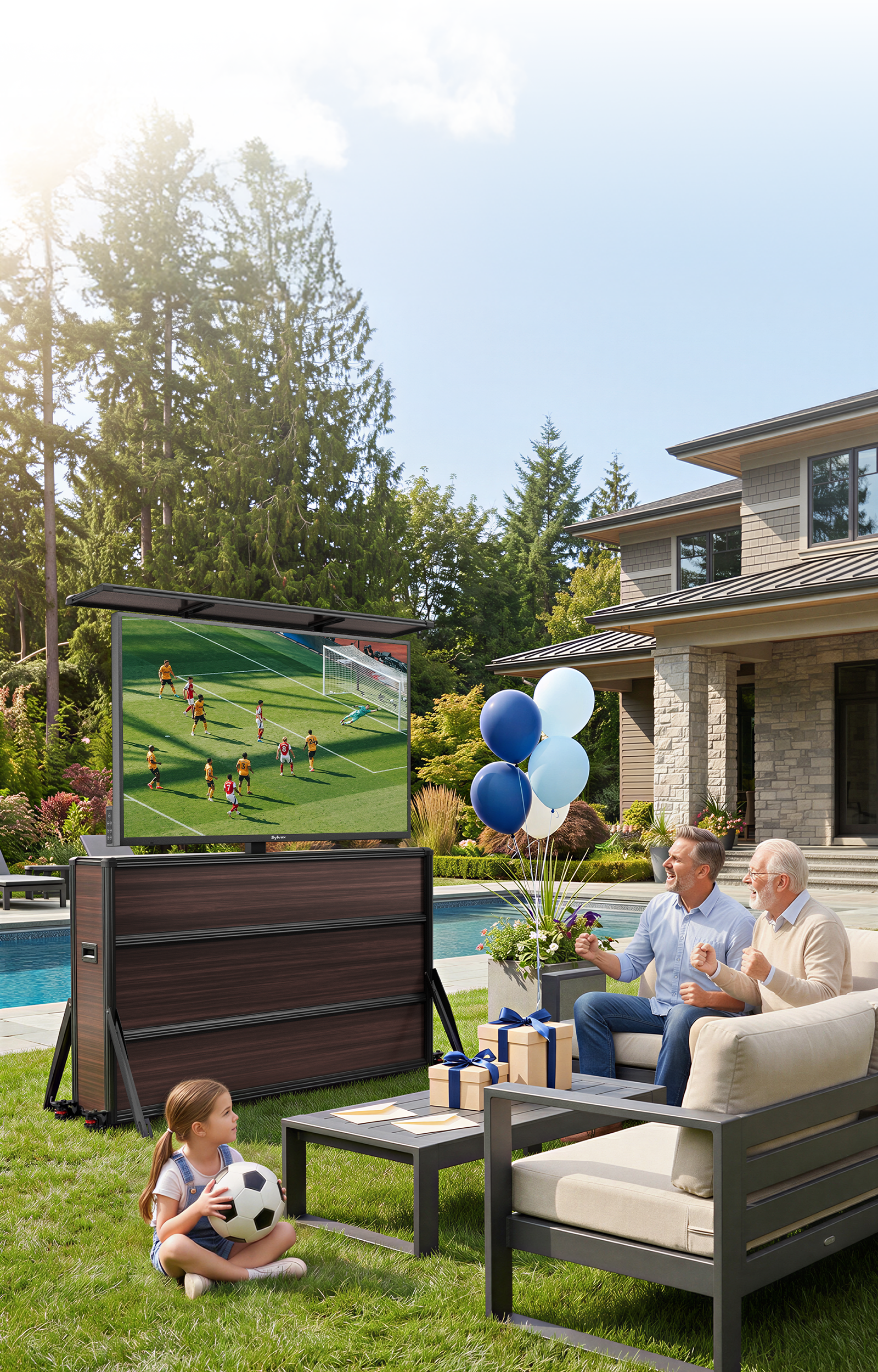 Outdoor TV Promotion