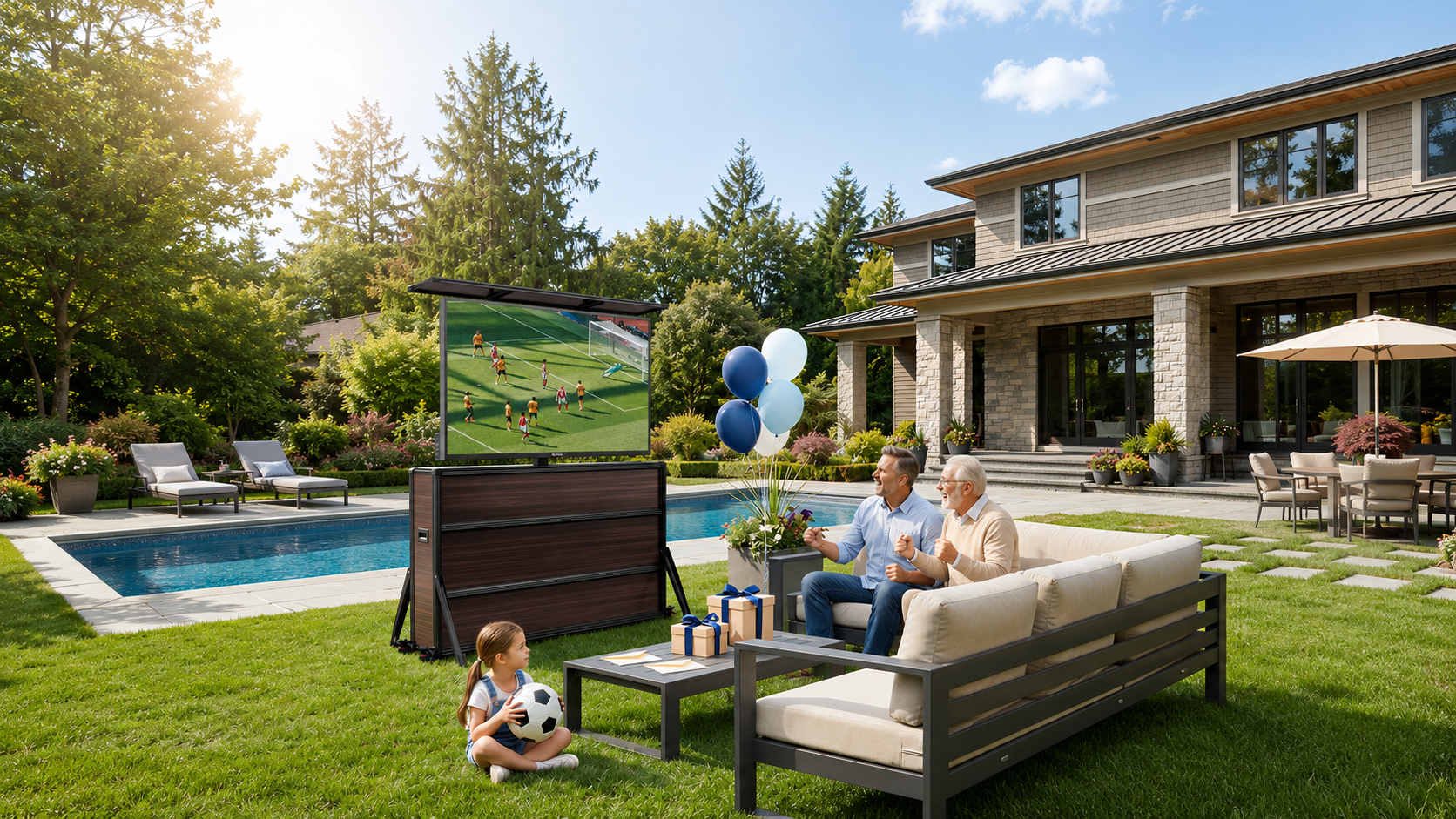 Outdoor TV Promotion