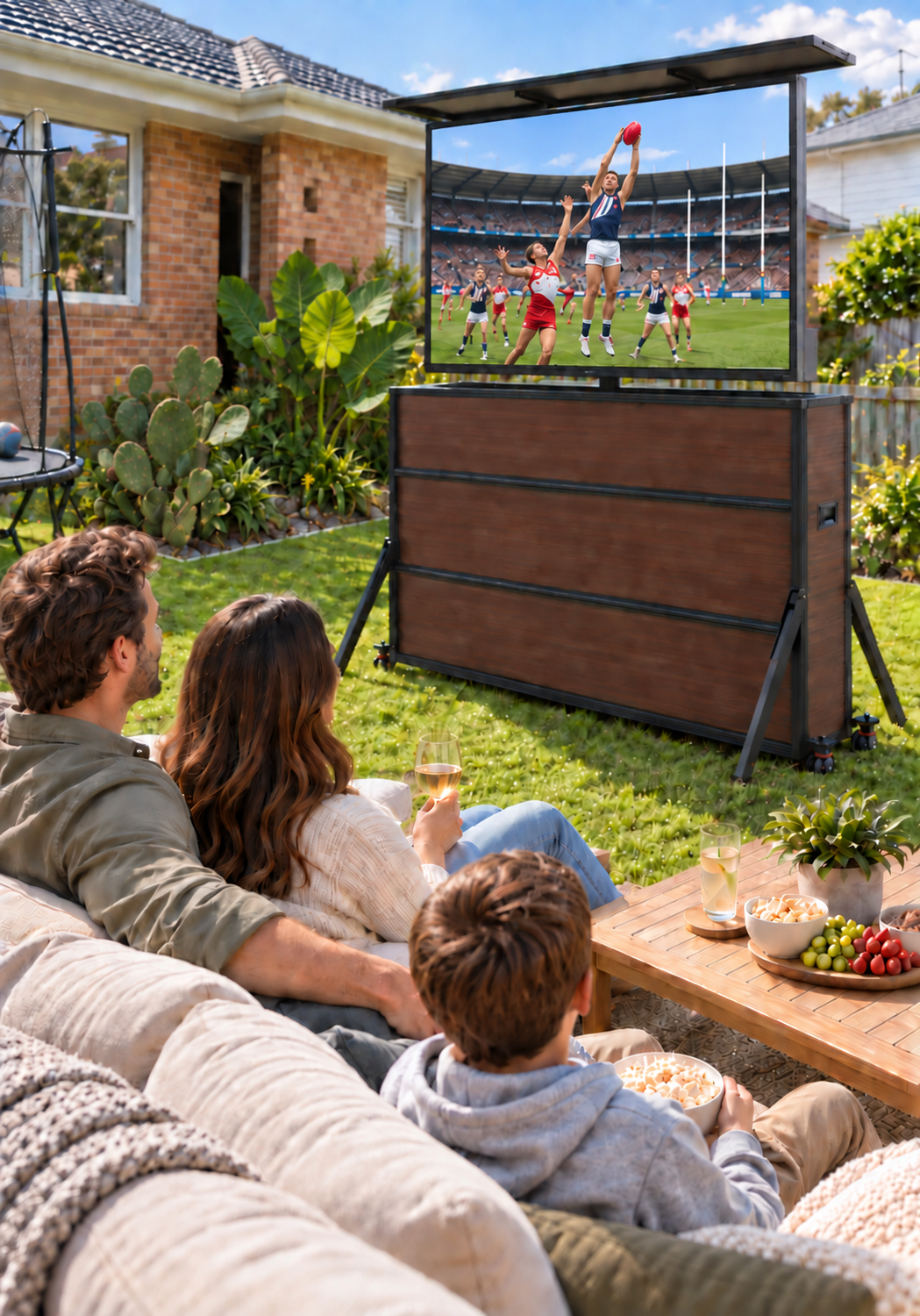 Outdoor TV Promotion