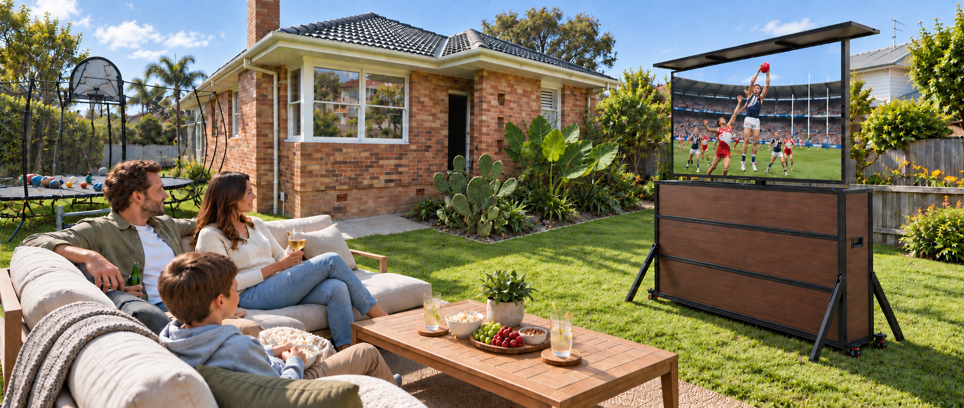 Outdoor TV Promotion
