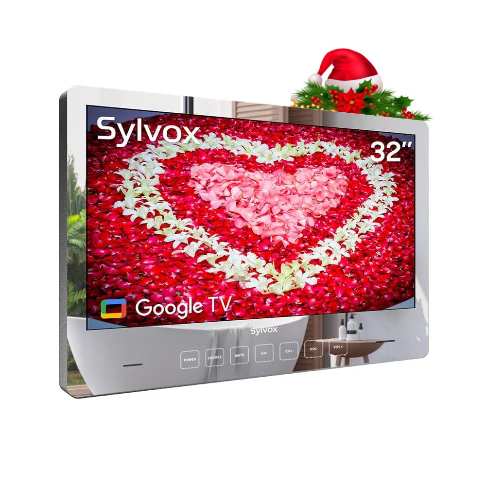 32" Waterproof Smart Bathroom Mirror TV(On Wall Model)