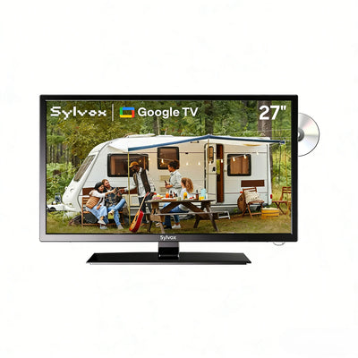 27'' Full HD 12V Smart Google TV With Built-in DVD Player, Chromecast & Bluetooth - Trailer Series